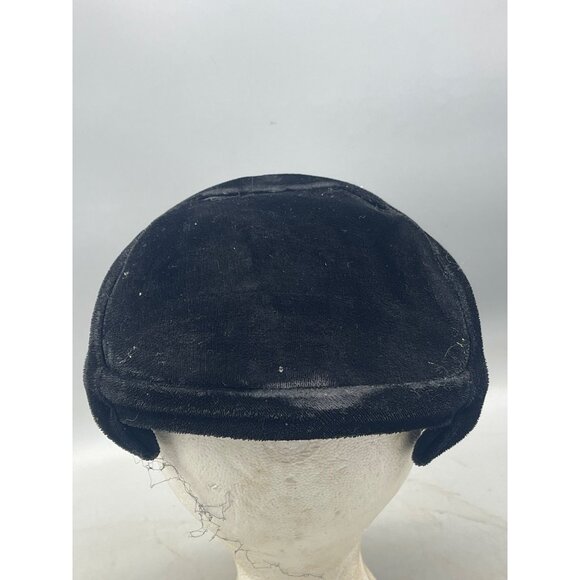 Vintage Hat Velvet cap hat Black retro 50’s-60’s Victorian Derby’s black READ - Picture 3 of 7